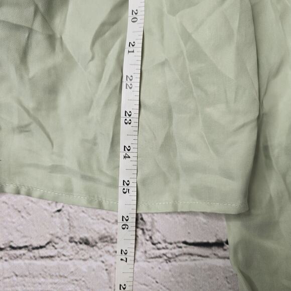 Sancia Australia Annika Blouse Button Accent Green New Size Medium - Picture 9 of 11